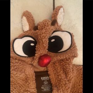 Rudolph Onesie Christmas PJ Size S Several listed
